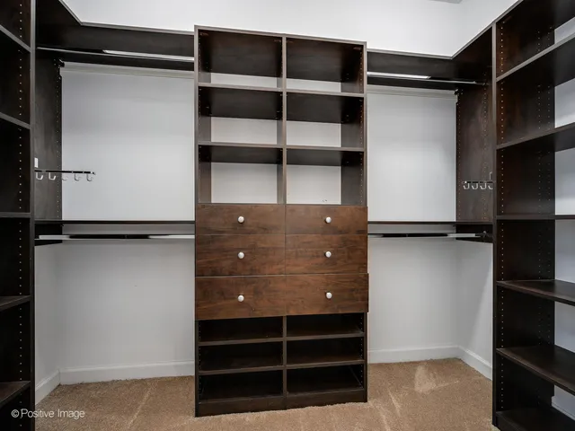 a view of walk in closet