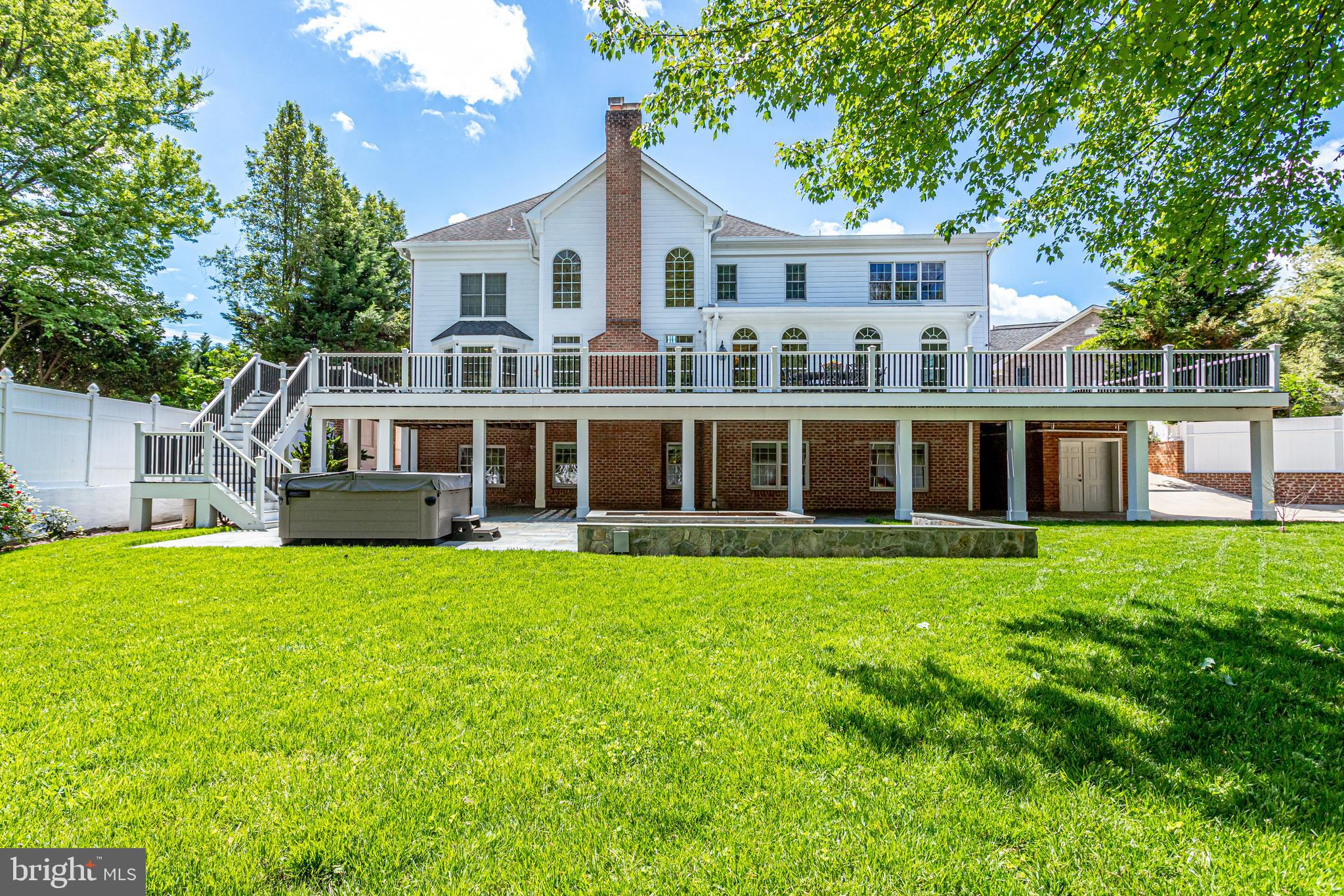 7381 Rodeo Court Annandale, VA 22003 - Photo 3 of 137 Trex Custom Upper Deck with Custom Lighting