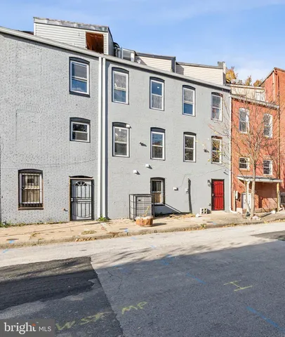 a view of building with street