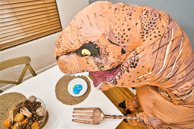 a bed room with a bed and a lamp