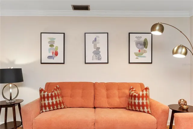 a view of sign board with wooden floor