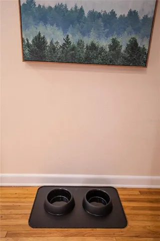 a house with trees in the background