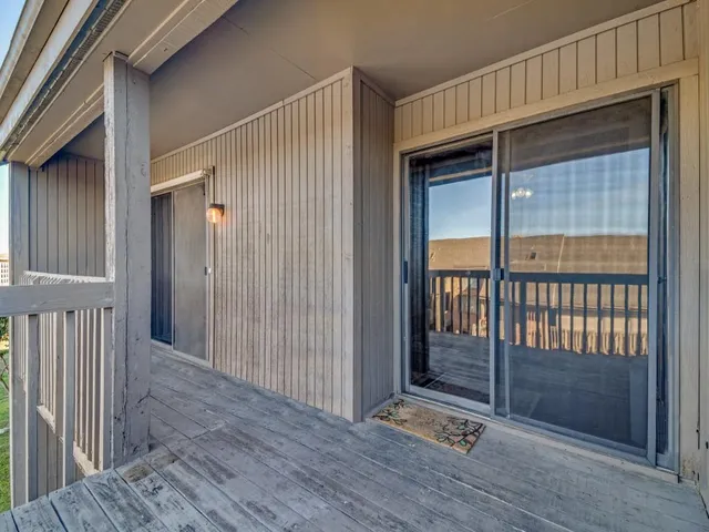 a view of front door