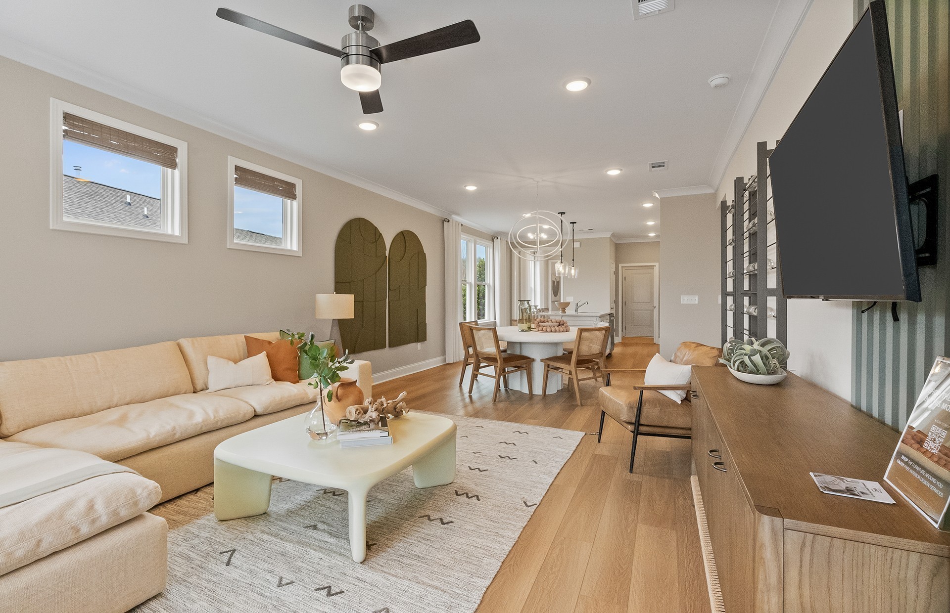 511 Scarlet Oak Road Lebanon, TN 37090 - Photo 9 of 32 a living room with furniture and a flat screen tv