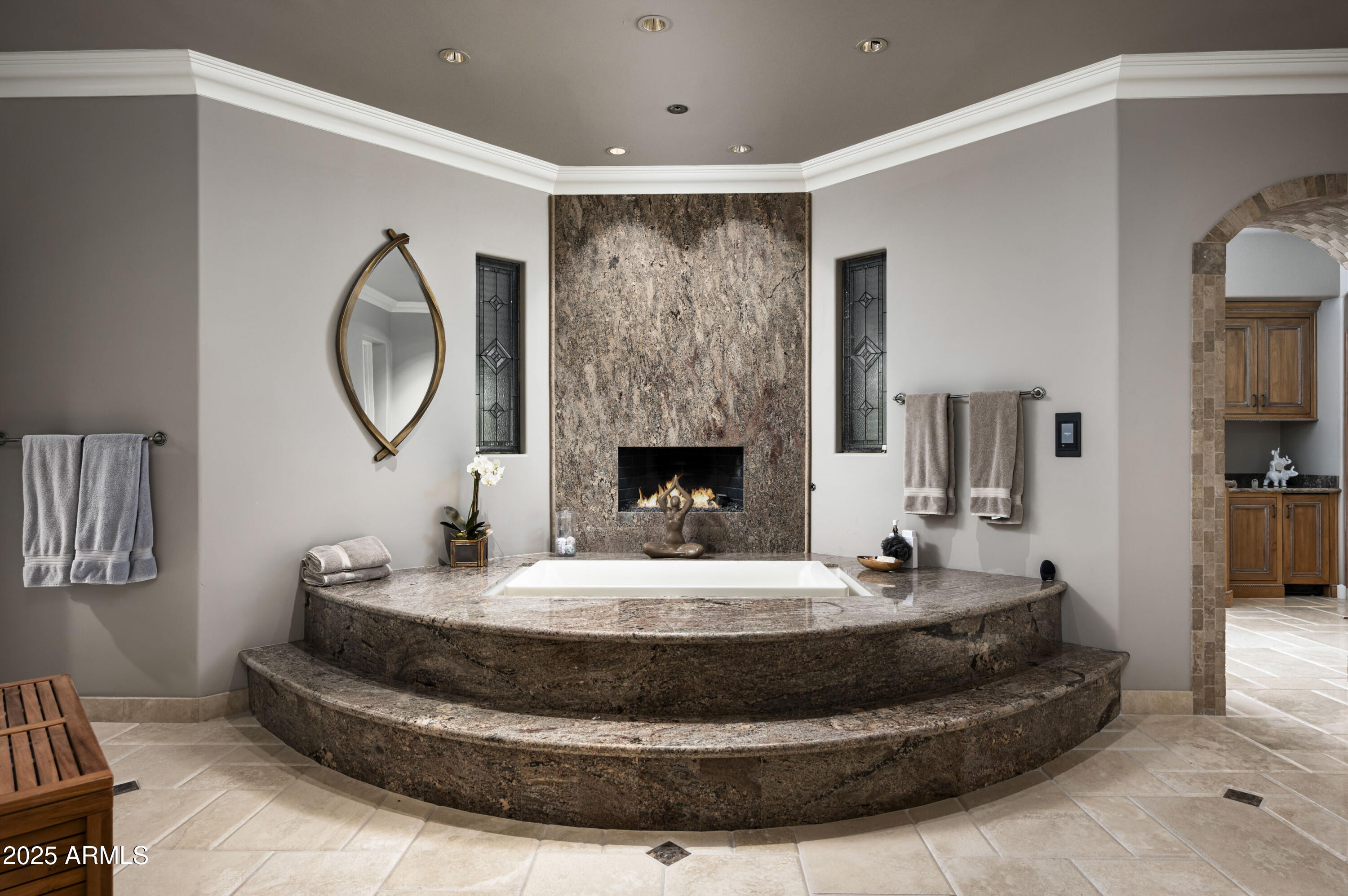 8150 North Ridgeview Drive Paradise Valley, AZ 85253 - Photo 20 of 37 a living room with fireplace furniture and a fireplace