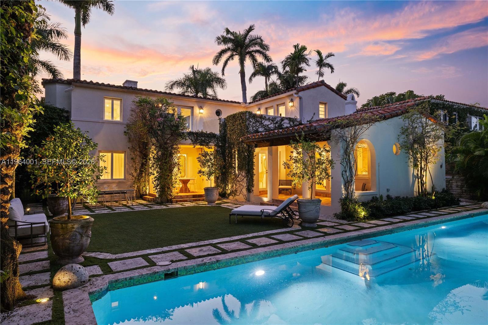 5711 North Bay Road Miami Beach, FL 33140 - Photo 14 of 14 a view of swimming pool with outdoor seating