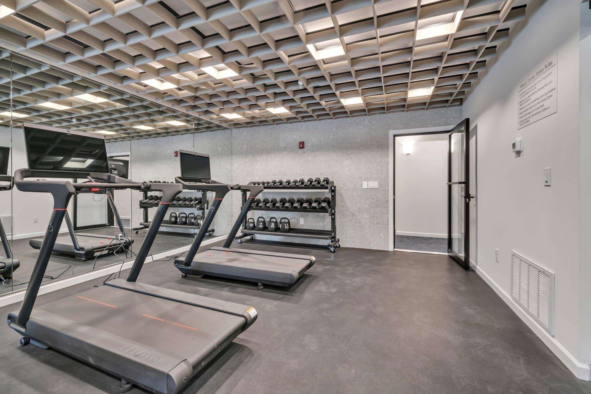 74 Ridgedale Avenue, Unit 304 Morristown, NJ 07960 - Photo 36 of 42 a view of a room with gym equipment