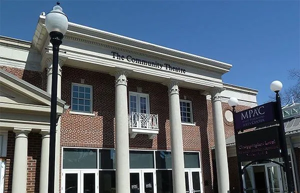 a garden with flowers and trees