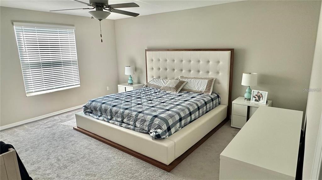 31363 Sun Kettle Loop Wesley Chapel, FL 33545 - Photo 19 of 29 a bed sitting in a bedroom next to a window