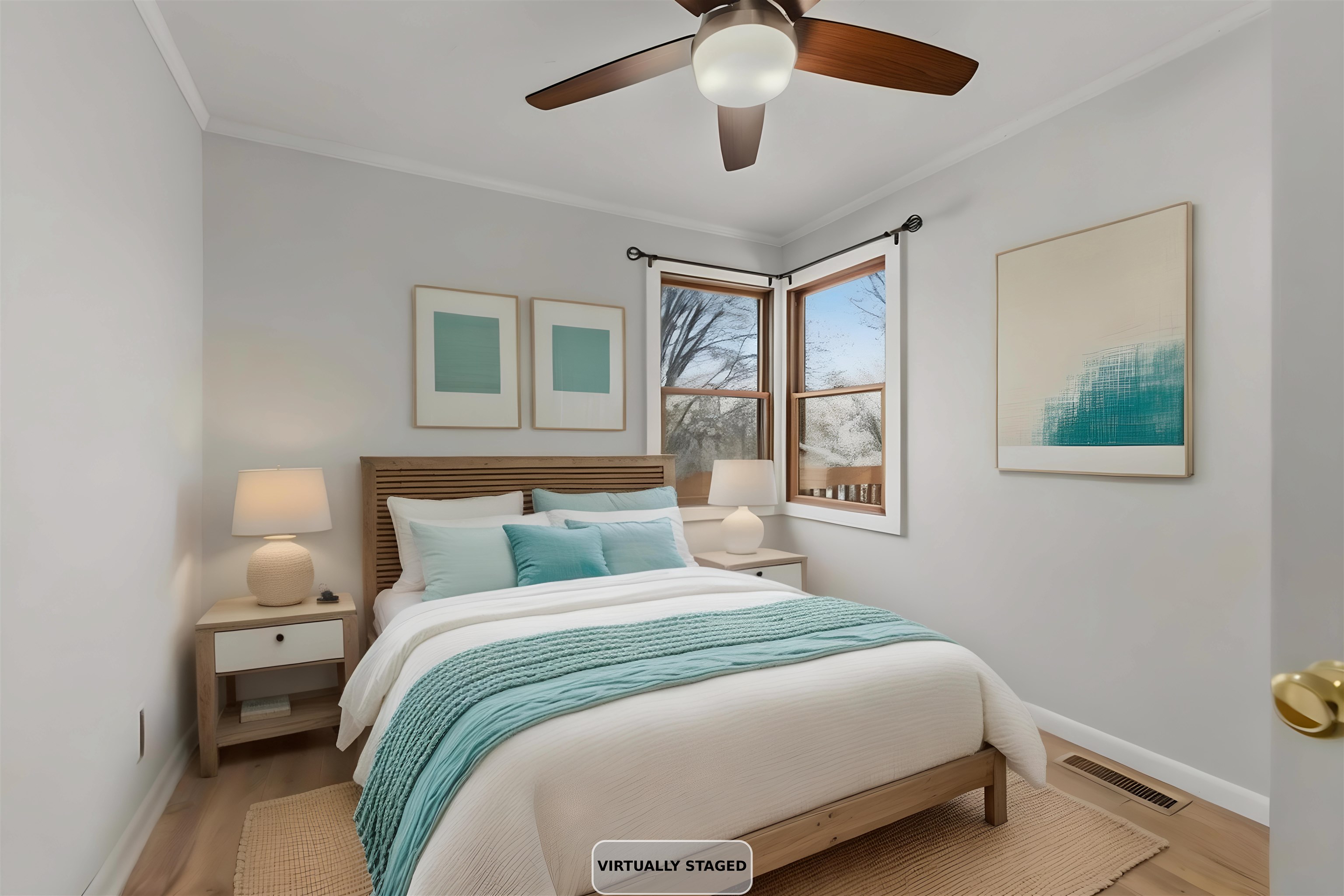 3210 Arrowhead Road Harrisonburg, VA 22801 - Photo 21 of 44 a bedroom with a large bed and a window