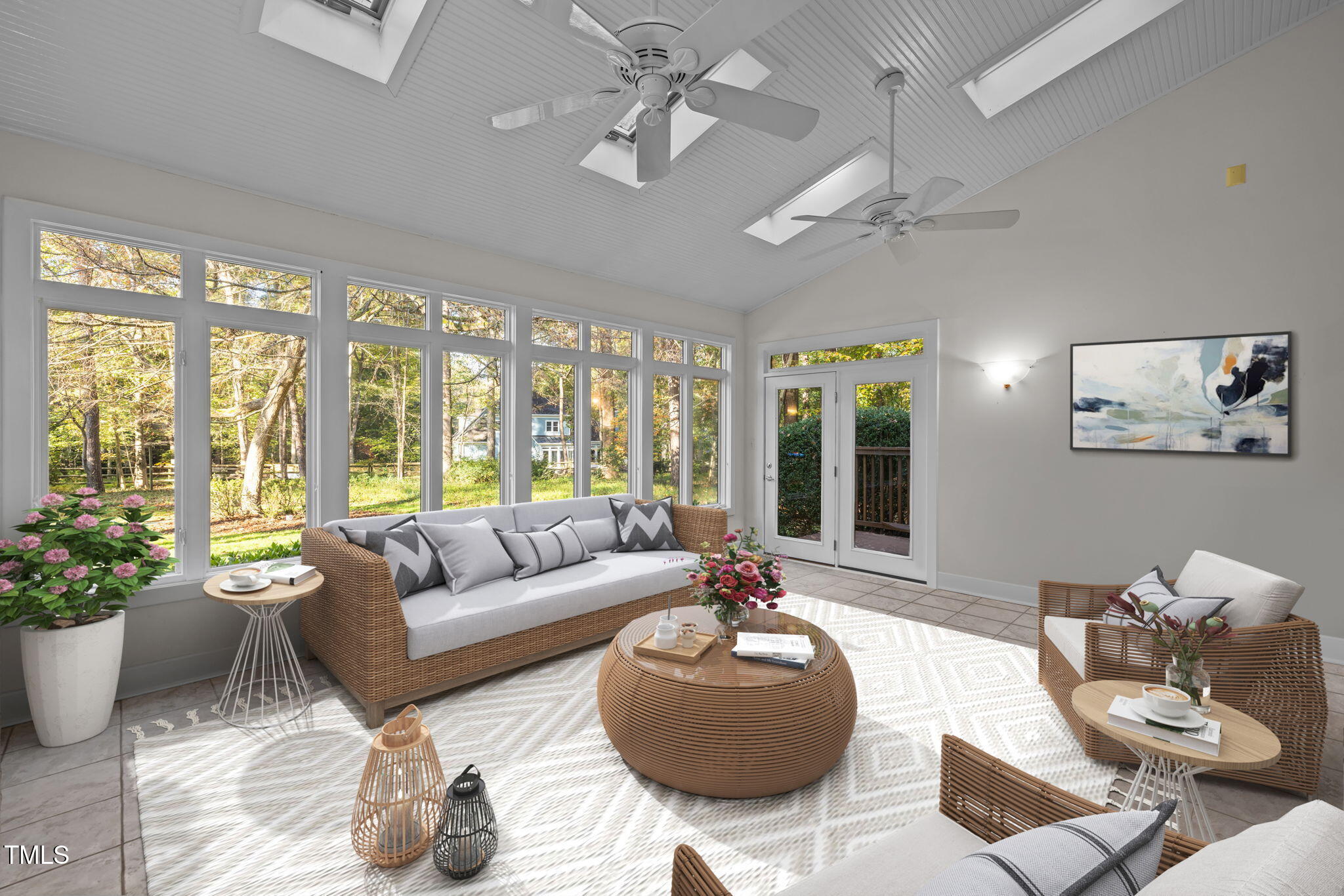 11917 Shooting Club Road Raleigh, NC 27613 - Photo 27 of 65 11917 shooting club sunroom staged