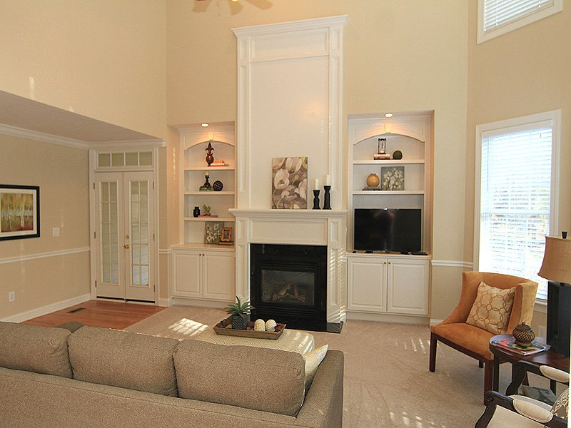 12308 Canolder Street Raleigh, NC 27614 - Photo 12 of 25 Another view of the family room which is open to the kitchen/breakfast room. Family room view