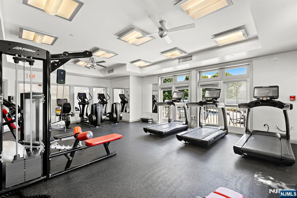 7400 River Road, Unit 208 North Bergen, NJ 07047 - Photo 13 of 18 a view of a room with gym equipment