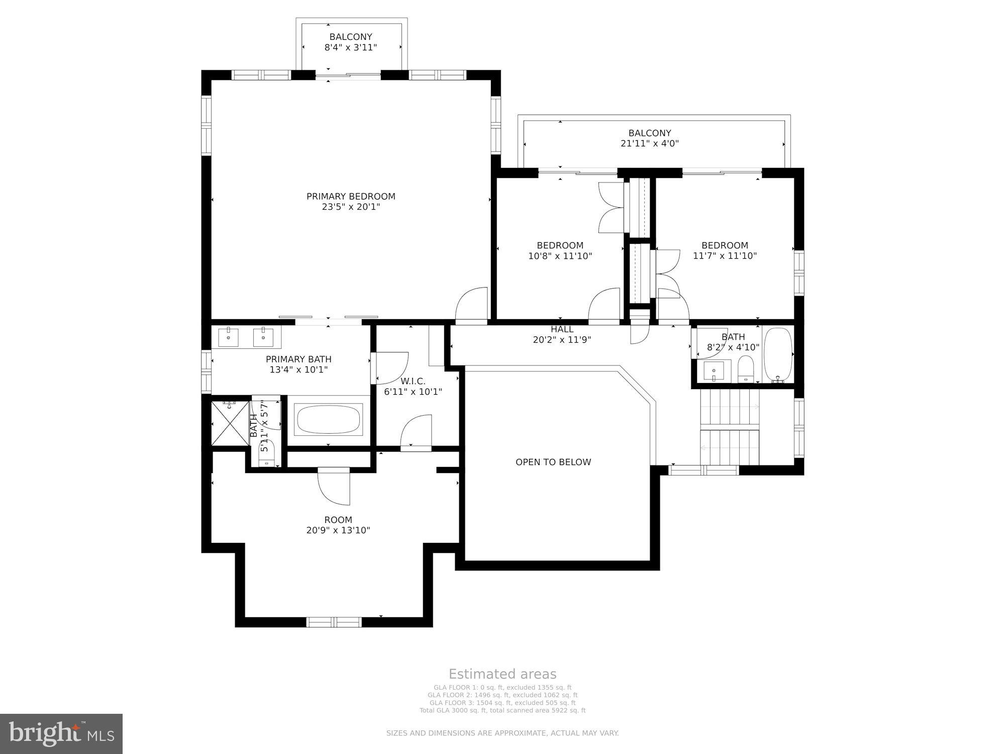 237 Long Point Road Crownsville, MD 21032 - Photo 76 of 77 Upper Level Floor Plan