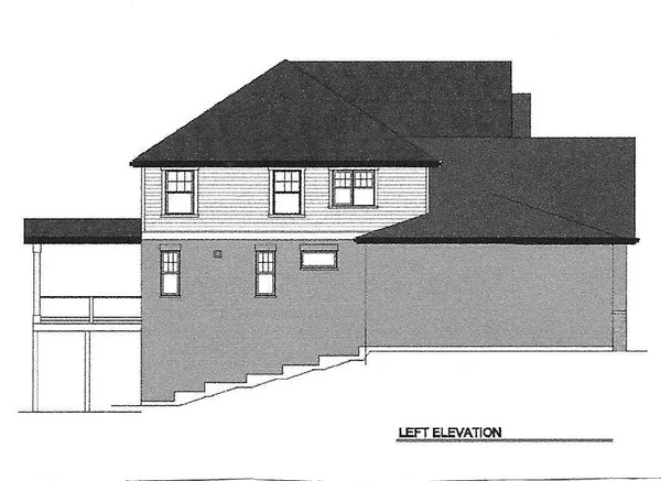 a black and white photo of a house