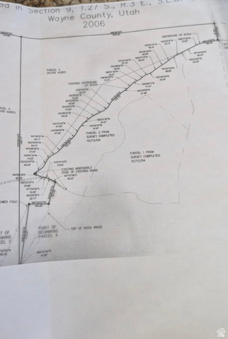 1054 East Jakes Pl Road Fremont, UT 84747 - Photo 5 of 18 Survey map / technical document