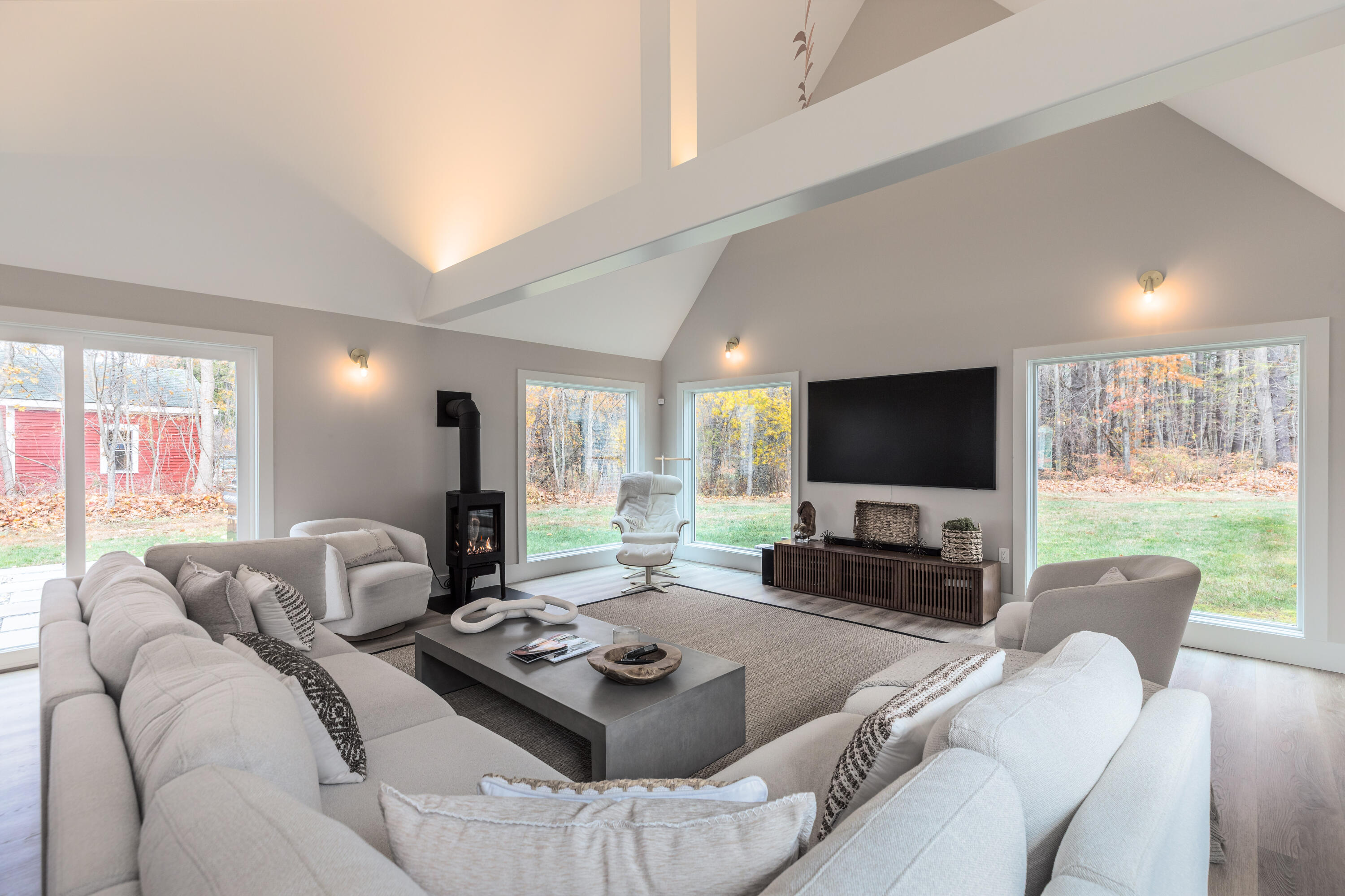 956 Main Street Eliot, ME 03903 - Photo 18 of 37 Ample Seating to Watch TV, the Fire, or