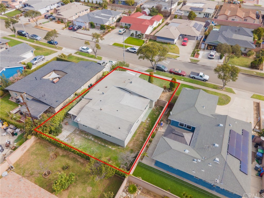 19309 Belshaw Avenue Carson, CA 90746 - Photo 34 of 40 an aerial view of a house with a swimming pool