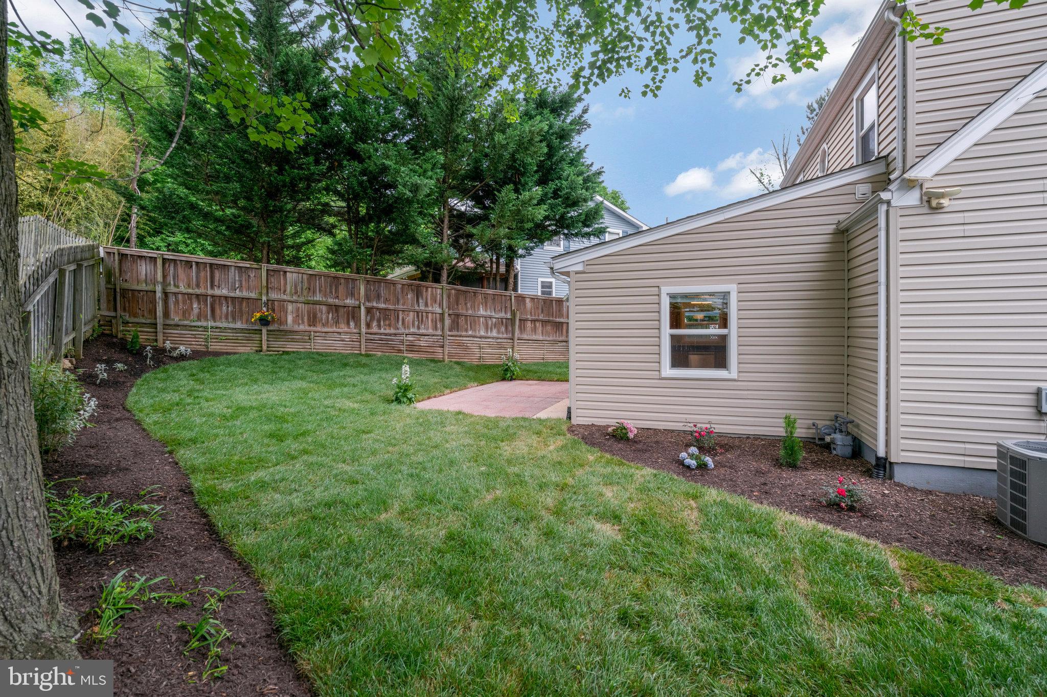 6023 Rixey Drive Alexandria, VA 22303 - Photo 32 of 44 Newly landscaped backyard