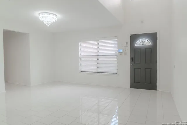 a view of an empty room