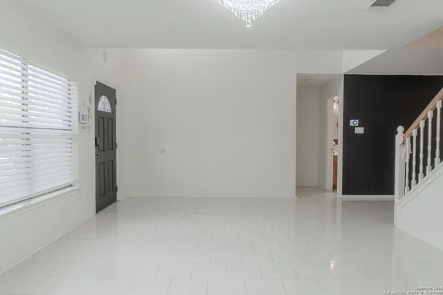 a view of entryway with stairs