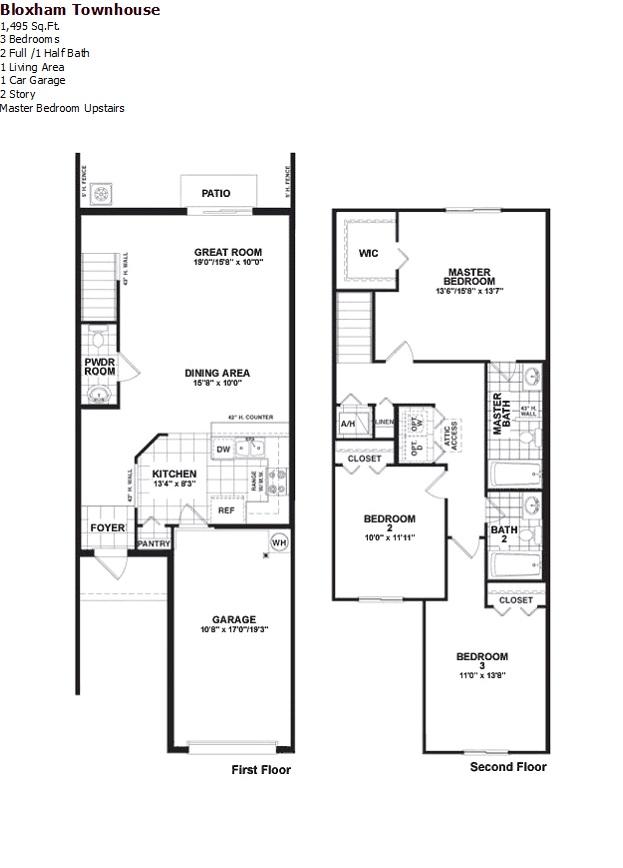 465 Southeast Bloxham Way Stuart, FL 34997 - Photo 4 of 4 Bloxham floorplan