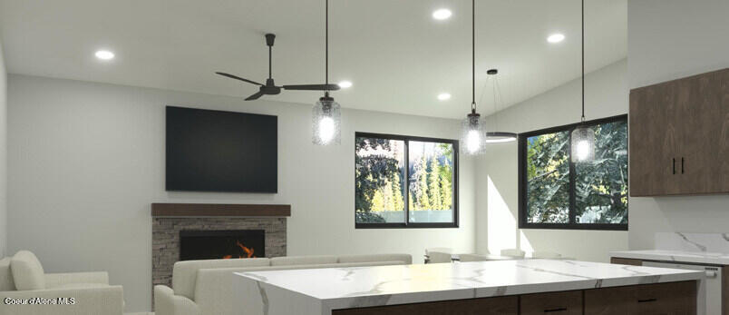 6532 West Constantine Lane Rathdrum, ID 83858 - Photo 4 of 15 Carson Rendering Living Room