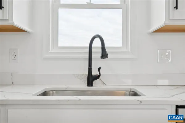 a close view of sink and tap