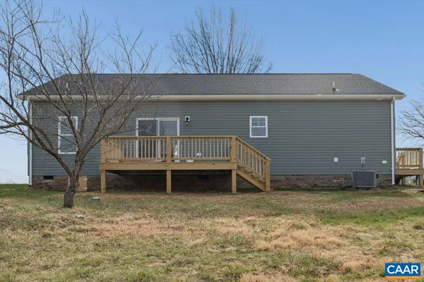 a backyard of a house