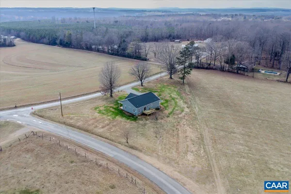 a view of a couch in a backyard
