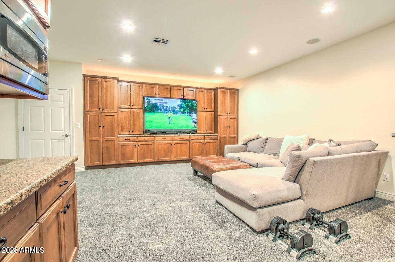 201 West Linger Lane Phoenix, AZ 85021 - Photo 27 of 48 Theater Area in Finished Basement