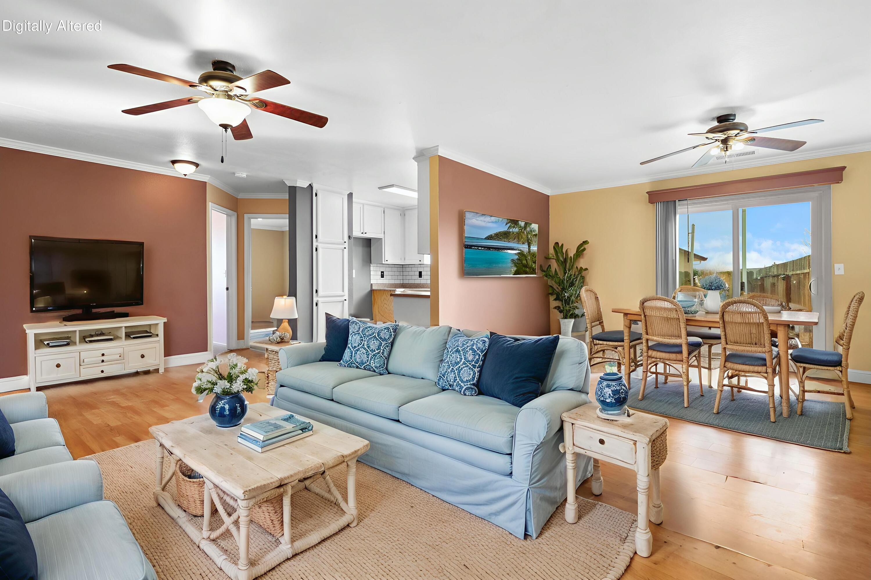 2180 Gentry Way Red Bluff, CA 96080 - Photo 2 of 27 a living room with furniture a flat screen tv and a window