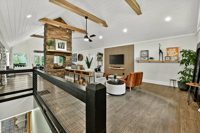 a kitchen with stainless steel appliances granite countertop wooden cabinets a sink and dishwasher