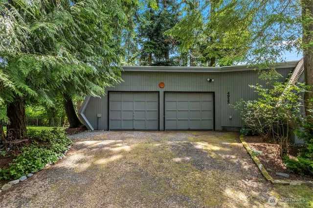 a plant is in front of a house
