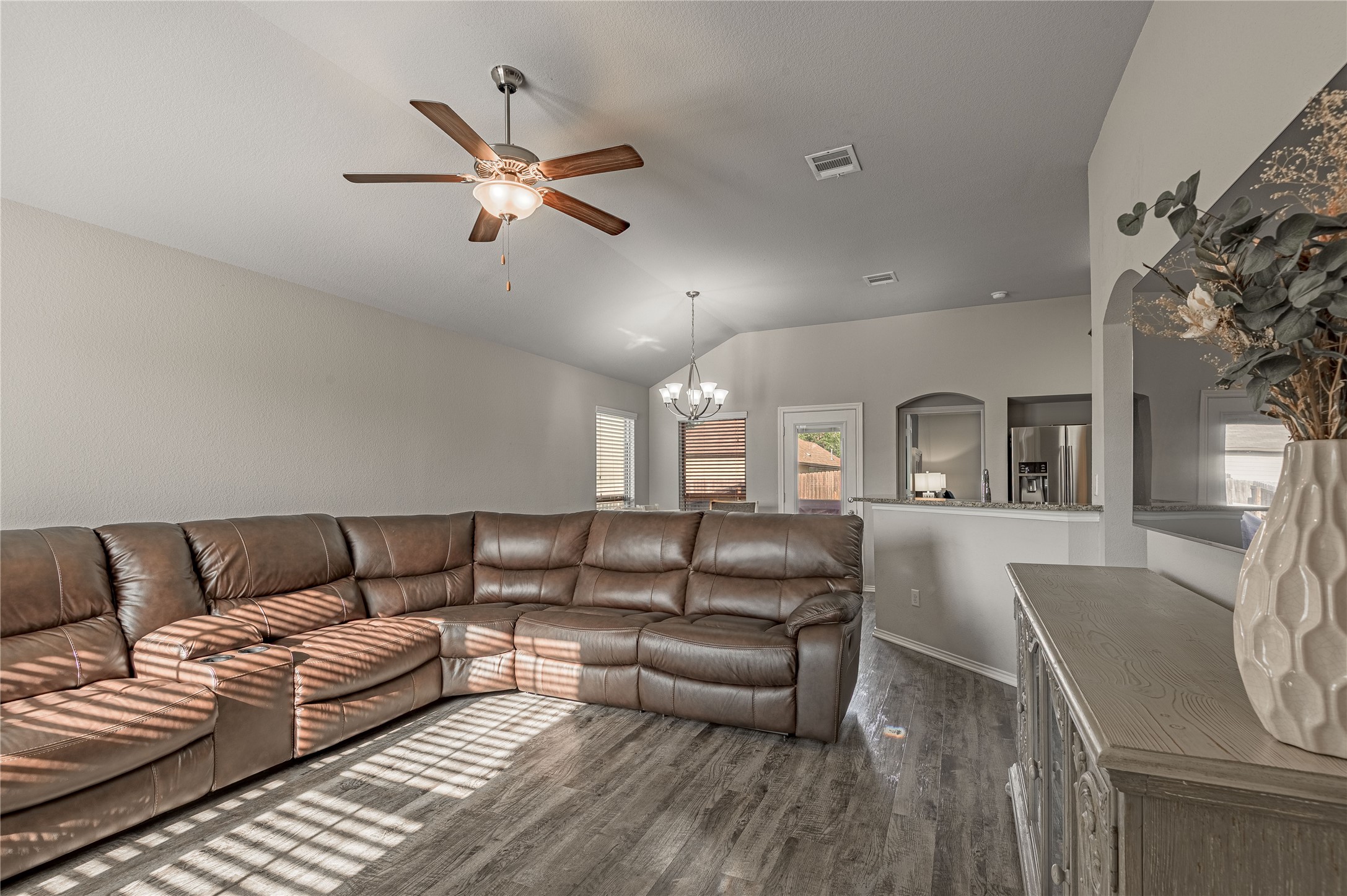 133 Bates Court Huntsville, TX 77320 - Photo 4 of 31 a living room with furniture and a wooden floor