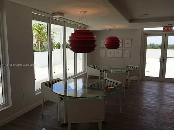 a view of outdoor space with seating