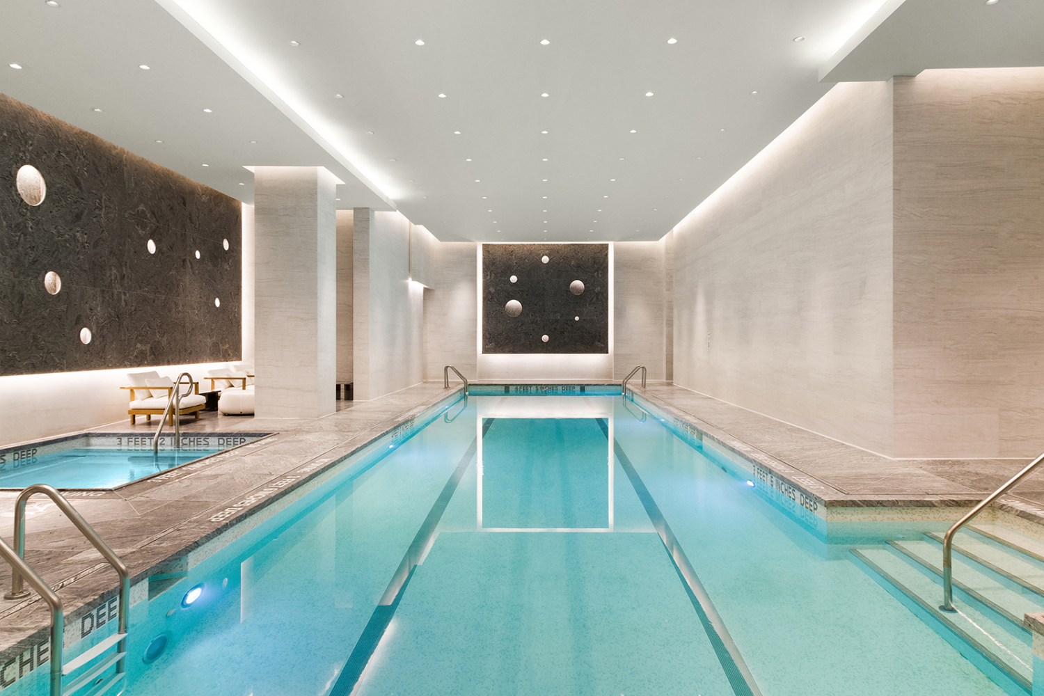 1 City Point, Unit PHE Brooklyn, NY 11201 - Photo 15 of 27 a large swimming pool with a large window