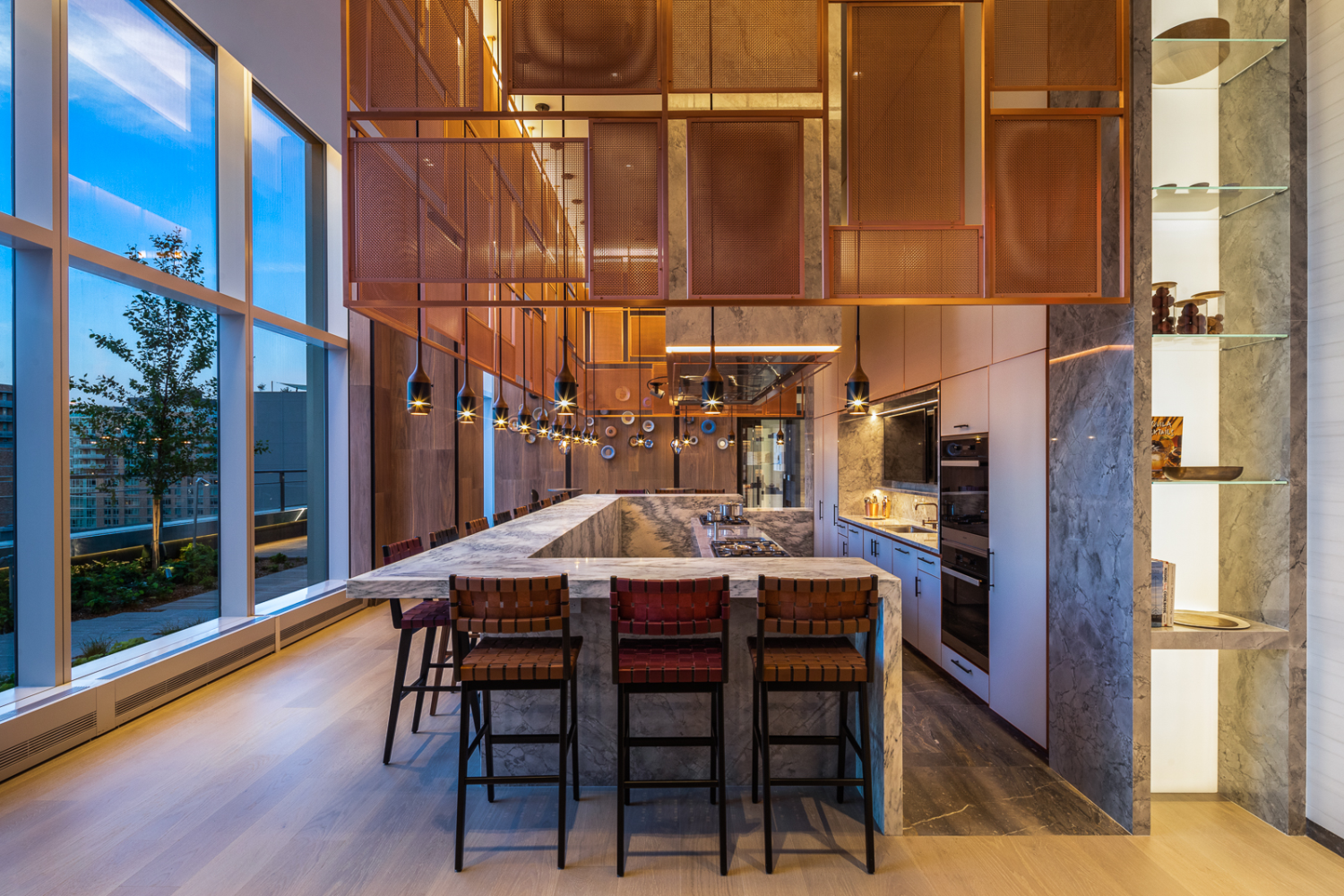 1 City Point, Unit PHE Brooklyn, NY 11201 - Photo 18 of 27 a view of a patio with table and chairs