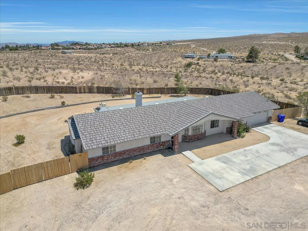 28525 Windy Pass Barstow, CA 92311 - Photo 6 of 40 an aerial view of residential houses with outdoor space