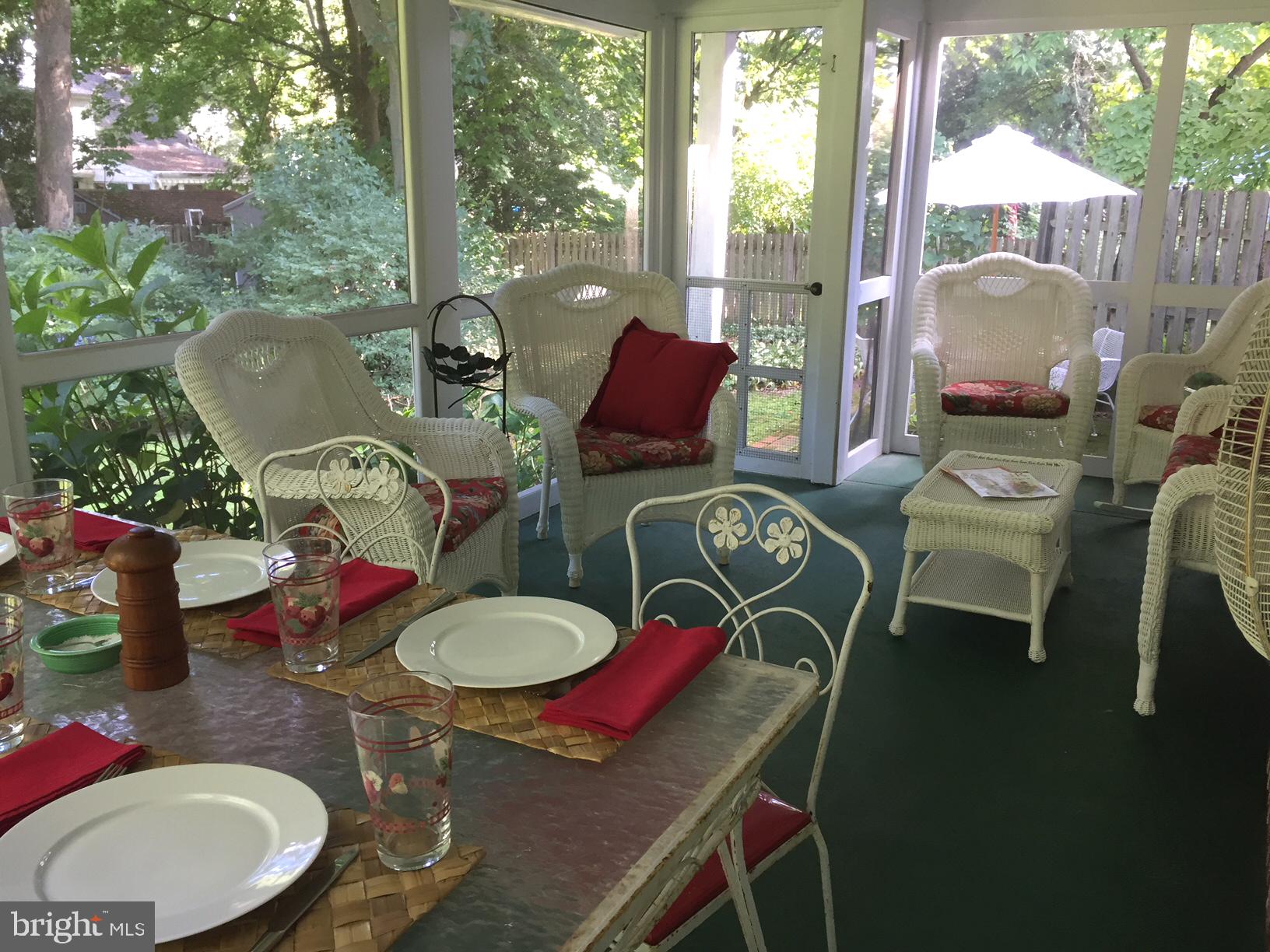 14 Federal City Road Ewing, NJ 08638 - Photo 31 of 33 Screened in Porch in Summer