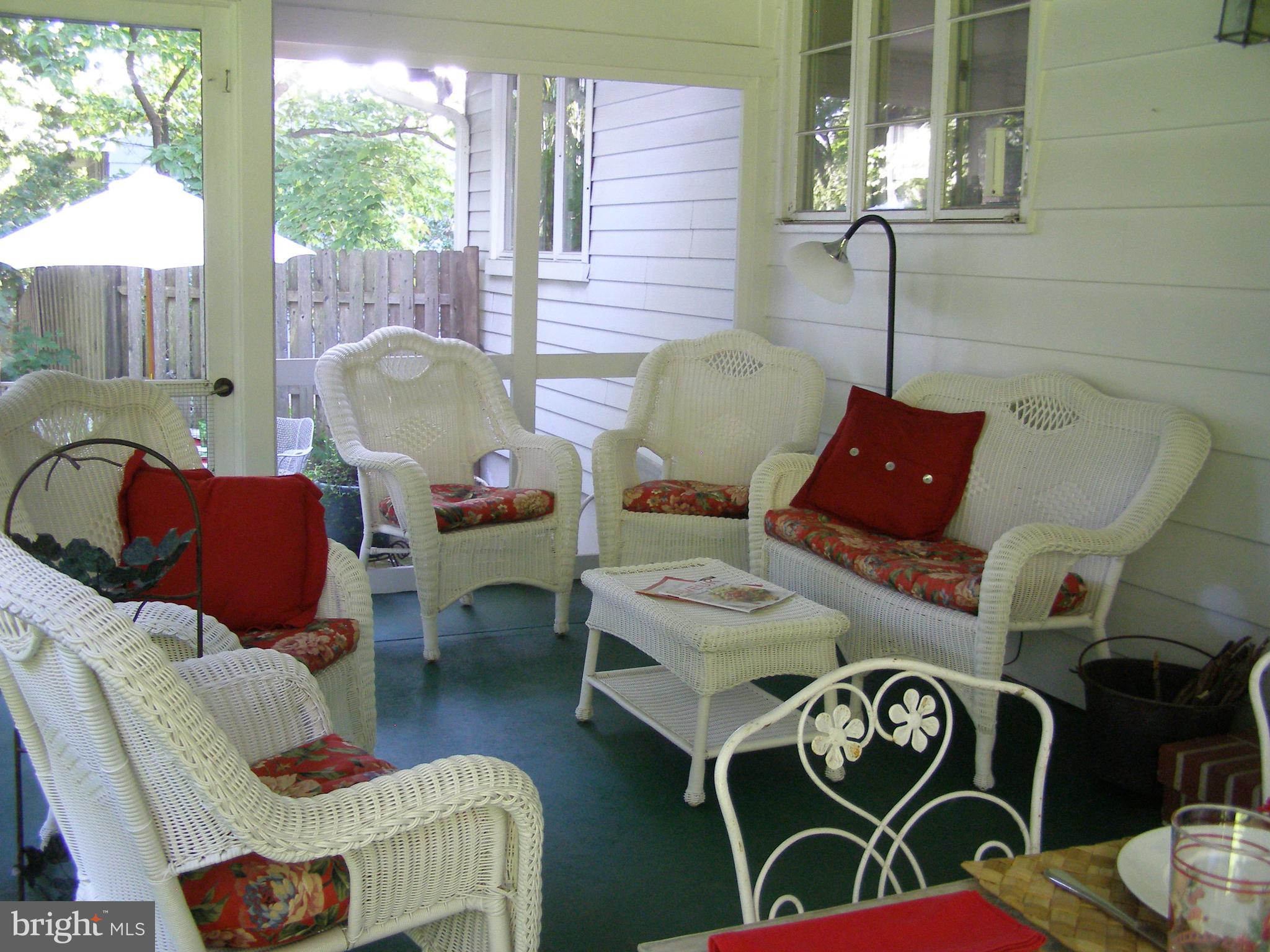 14 Federal City Road Ewing, NJ 08638 - Photo 32 of 33 Screened in Porch in Summer