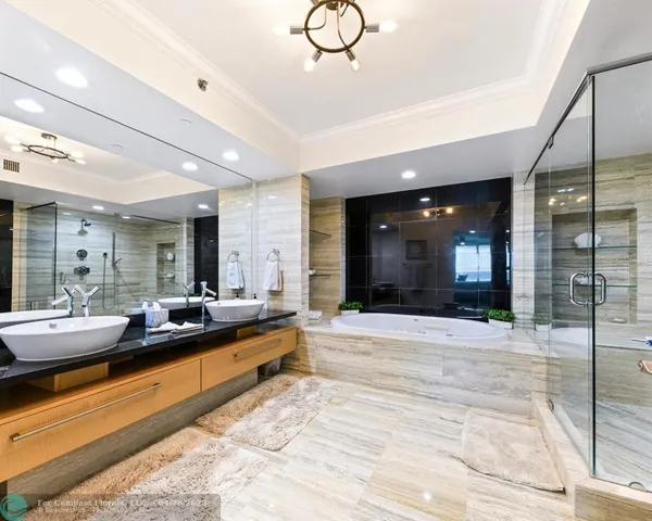 a lobby with furniture and window