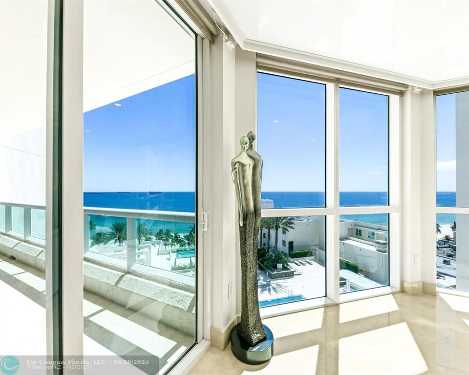101 South Fort Lauderdale Beach Boulevard, Unit 1104 Fort Lauderdale, FL 33316 - Photo 9 of 41 a view of a door and a window