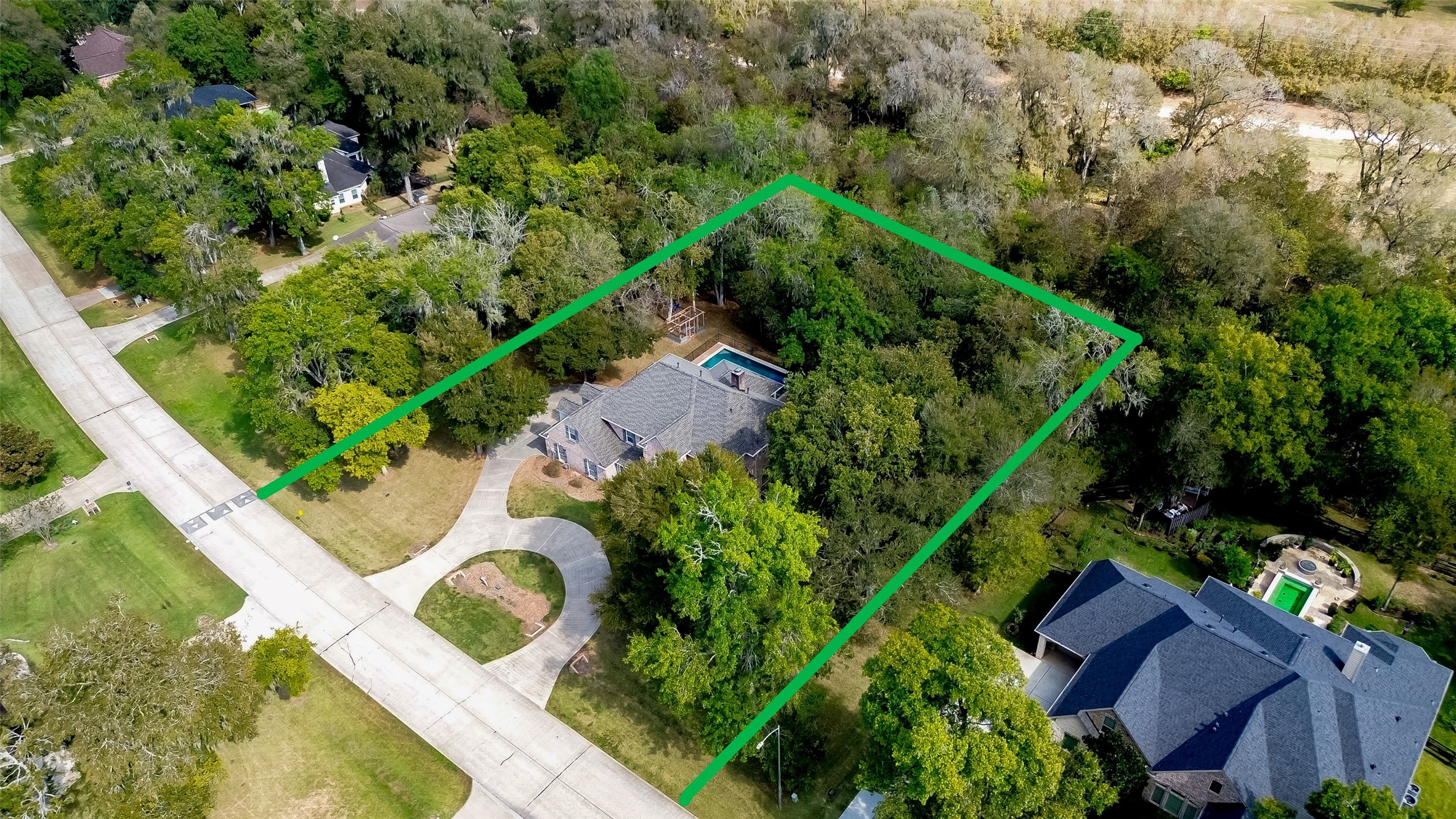 32819 Whitburn Trail Fulshear, TX 77441 - Photo 39 of 49 an aerial view of a house with a yard