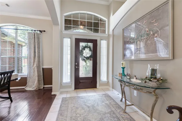 a workspace with furniture and windows