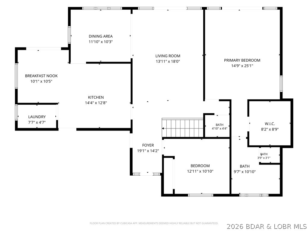 1589 Ridgeview Terrace Osage Beach, MO 65065 - Photo 58 of 60 Main Level Floorplan