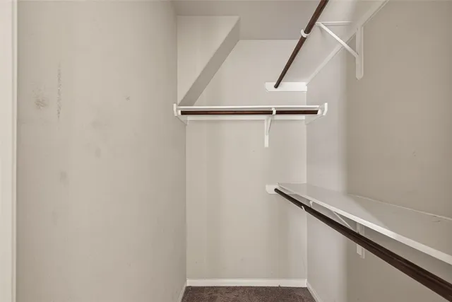 a close view of closet