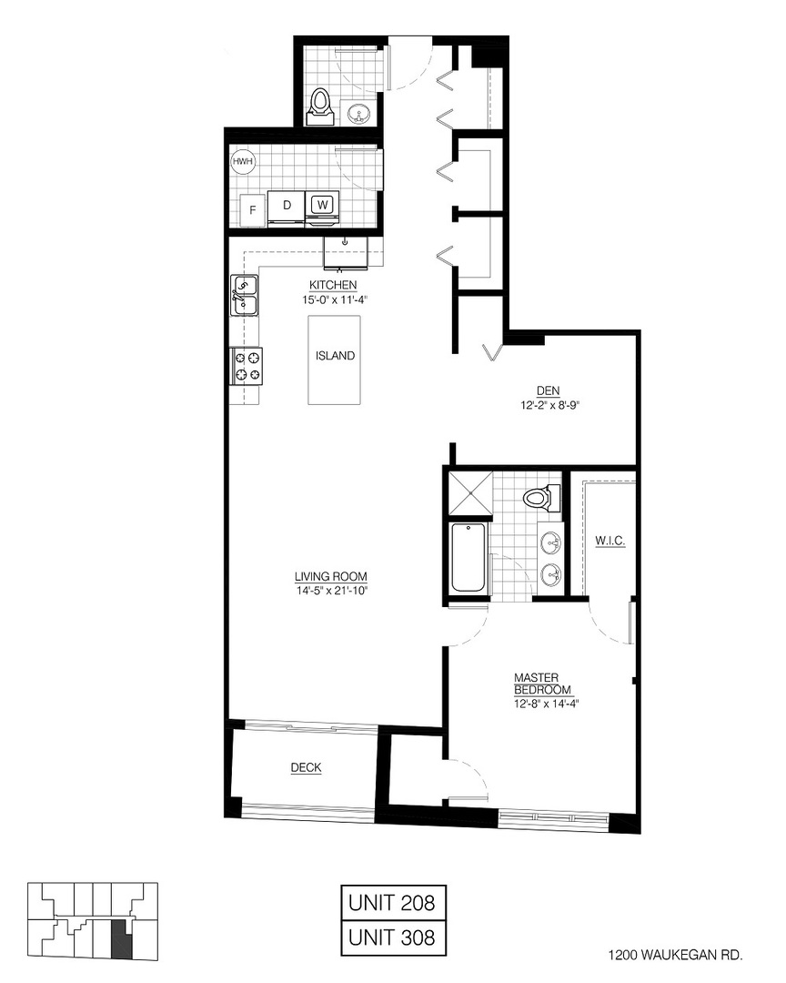 1202 Waukegan Road, Unit 209 Glenview, IL 60025 - Photo 22 of 22 a picture of a wall with a white wall and a painting