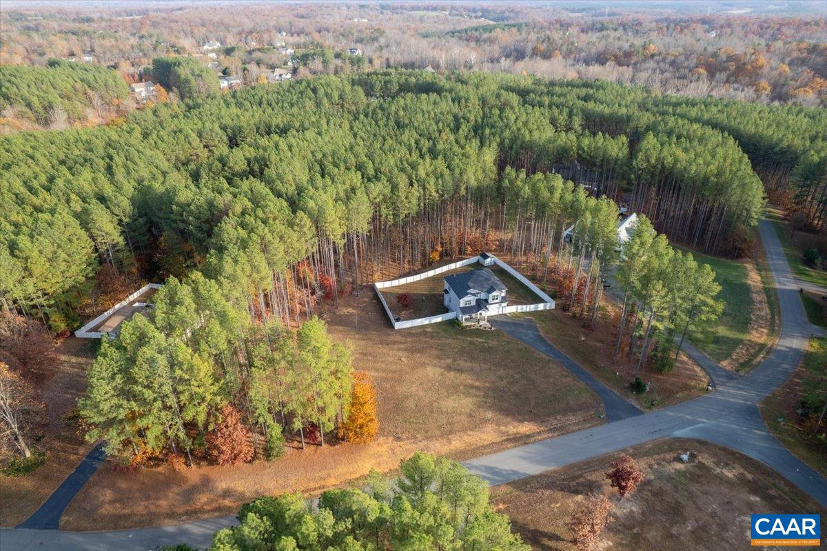 481 Country Creek Way Palmyra, VA 22963 - Photo 52 of 66 an aerial view of a house with a yard