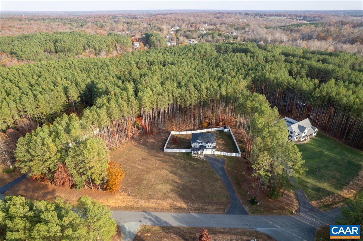 481 Country Creek Way Palmyra, VA 22963 - Photo 54 of 66 an aerial view of a house with a yard